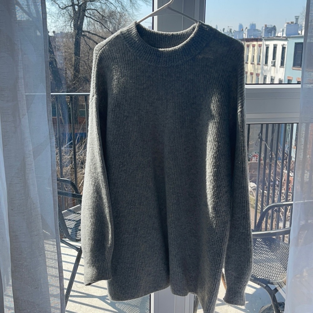 Long Gray Sweater